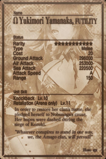 Yukimori Yamanaka Unofficial Fantasica Wiki
