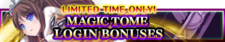 Magic Tome Login Bonuses banner.png