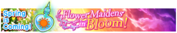 Flower Maidens in Bloom! announcement banner.png