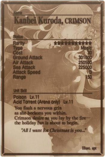 Kanbei Kuroda (Xmas) card back.jpg